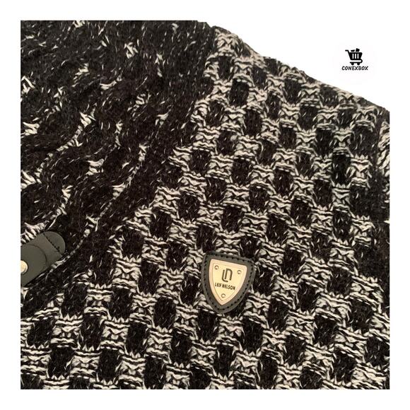 Leif Nelson Mens Size 3XL Knitted Slim Fit Ecru Adult Pullover Sweater Brand New - Picture 5 of 11